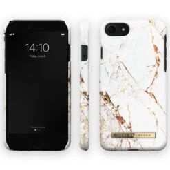 IDeal Of Sweden – IPhone SE 2020/8/7/6S/6 Coque Carrara Gold -Mobilemania Magasin coque rigide ideal of sweden carrara gold apple iphone 786s6se 2020 1