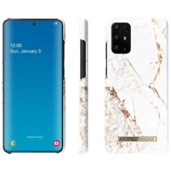 IDeal Of Sweden - Galaxy S20 Plus / S20 Plus 5G Coque Carrara Gold -Mobilemania Magasin coque rigide ideal of sweden carrara gold samsung galaxy s20 5g plus 2