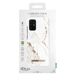 IDeal Of Sweden - Galaxy S20 Plus / S20 Plus 5G Coque Carrara Gold -Mobilemania Magasin coque rigide ideal of sweden carrara gold samsung galaxy s20 5g plus 3