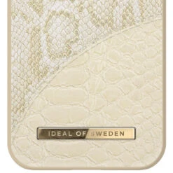 IDeal Of Sweden - IPhone 12 / IPhone 12 PRO Coque Cream Gold Snake -Mobilemania Magasin coque rigide ideal of sweden cream gold snake apple iphone 1212 pro 4