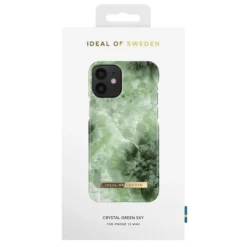 IDeal Of Sweden - IPhone 12 Mini Coque Crystal Green Sky -Mobilemania Magasin coque rigide ideal of sweden crystal green sky apple iphone 12 mini 2