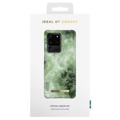 IDeal Of Sweden - Galaxy S20 Ultra 5G Coque Crystal Green Sky -Mobilemania Magasin coque rigide ideal of sweden crystal green sky samsung galaxy s20 ultra 5g 2