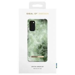 IDeal Of Sweden – Galaxy S20 / Galaxy S20 5G Coque Crystal Green Sky -Mobilemania Magasin coque rigide ideal of sweden crystal green sky samsung galaxy s20s20 5g 2