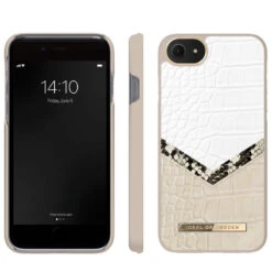 IDeal Of Sweden – IPhone SE 2020/8/7/6S/6 Coque Dusty Cream Python -Mobilemania Magasin coque rigide ideal of sweden dusty cream python apple iphone 786s6se 2020 2