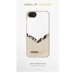 IDeal Of Sweden – IPhone SE 2020/8/7/6S/6 Coque Dusty Cream Python -Mobilemania Magasin coque rigide ideal of sweden dusty cream python apple iphone 786s6se 2020 3
