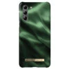 IDeal Of Sweden - Galaxy S21 5G Coque Rigide Emerald Satin -Mobilemania Magasin coque rigide ideal of sweden emerald satin samsung galaxy s21 5g