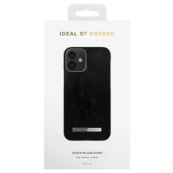 IDeal Of Sweden - IPhone 12 Mini Coque Glossy Black Silver 11 IDeal Of Sweden - IPhone 12 Mini Coque Glossy Black Silver -Mobilemania Magasin coque rigide ideal of sweden glossy black silver apple iphone 12 mini 3