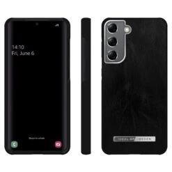 IDeal Of Sweden - Galaxy S21 5G Coque Rigide Glossy Black Silver -Mobilemania Magasin coque rigide ideal of sweden glossy black silver samsung galaxy s21 5g 1