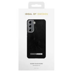 IDeal Of Sweden - Galaxy S21 5G Coque Rigide Glossy Black Silver -Mobilemania Magasin coque rigide ideal of sweden glossy black silver samsung galaxy s21 5g 2