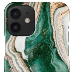 IDeal Of Sweden - IPhone 12 Mini Coque Golden Marble -Mobilemania Magasin coque rigide ideal of sweden golden marble series apple iphone 12 mini 3