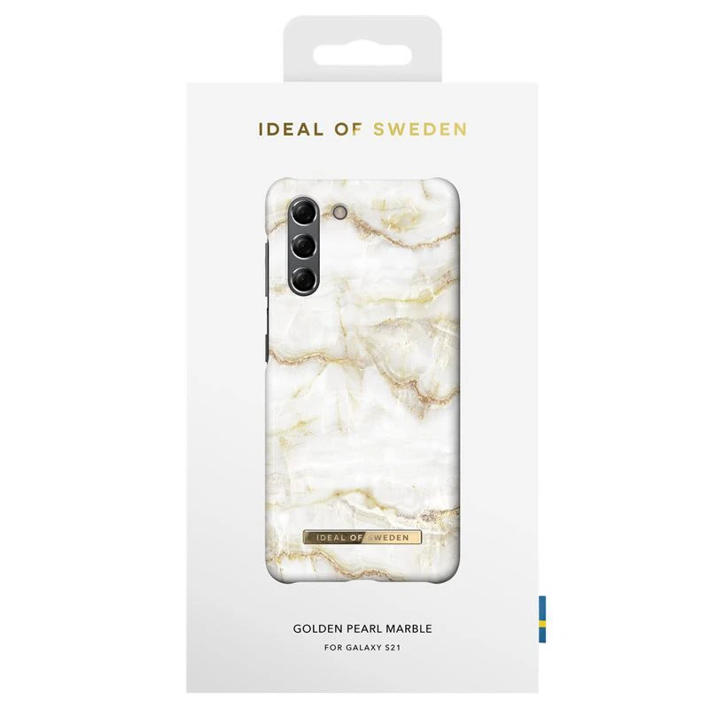 IDeal Of Sweden - Galaxy S21 5G Coque Rigide Golden Pearl Marble 5 IDeal Of Sweden - Galaxy S21 5G Coque Rigide Golden Pearl Marble – Image 3