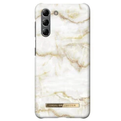 IDeal Of Sweden - Galaxy S21 5G Coque Rigide Golden Pearl Marble