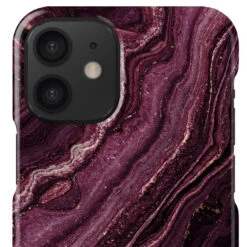 IDeal Of Sweden - IPhone 12 Mini Coque Golden Plum Marble -Mobilemania Magasin coque rigide ideal of sweden golden plum marble apple iphone 12 mini 3