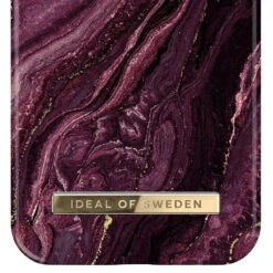 IDeal Of Sweden - IPhone 12 Mini Coque Golden Plum Marble -Mobilemania Magasin coque rigide ideal of sweden golden plum marble apple iphone 12 mini 4