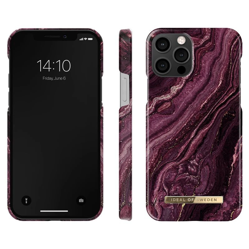 IDeal Of Sweden - IPhone 12 / IPhone 12 PRO Coque Golden Plum Marble 4 IDeal Of Sweden - IPhone 12 / IPhone 12 PRO Coque Golden Plum Marble – Image 2