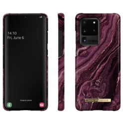 IDeal Of Sweden - Galaxy S20 Ultra 5G Coque Golden Plum Marble -Mobilemania Magasin coque rigide ideal of sweden golden plum marble samsung galaxy s20 ultra 5g 1