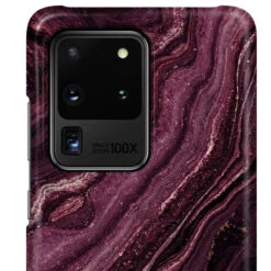 IDeal Of Sweden - Galaxy S20 Ultra 5G Coque Golden Plum Marble -Mobilemania Magasin coque rigide ideal of sweden golden plum marble samsung galaxy s20 ultra 5g 3