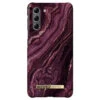 IDeal Of Sweden - Galaxy S21 5G Coque Rigide Golden Plum Marble -Mobilemania Magasin coque rigide ideal of sweden golden plum marble samsung galaxy s21 5g