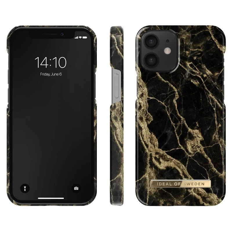 IDeal Of Sweden - IPhone 12 Mini Coque Golden Smoke Marble 4 IDeal Of Sweden - IPhone 12 Mini Coque Golden Smoke Marble – Image 2