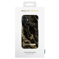 IDeal Of Sweden - IPhone 12 Mini Coque Golden Smoke Marble 9 IDeal Of Sweden - IPhone 12 Mini Coque Golden Smoke Marble -Mobilemania Magasin coque rigide ideal of sweden golden smoke marble apple iphone 12 mini 2