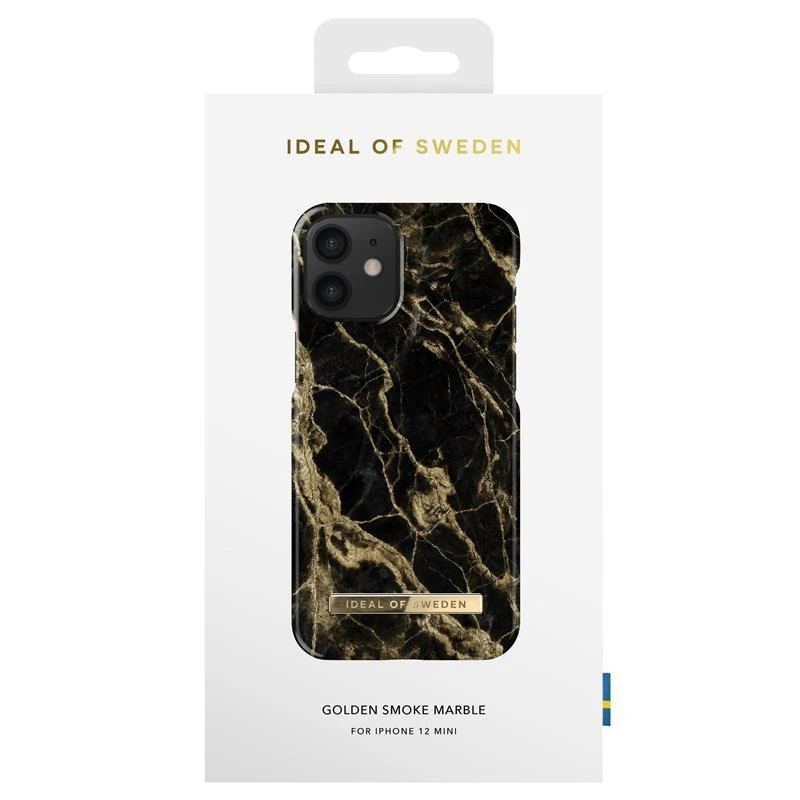 IDeal Of Sweden - IPhone 12 Mini Coque Golden Smoke Marble 5 IDeal Of Sweden - IPhone 12 Mini Coque Golden Smoke Marble – Image 3