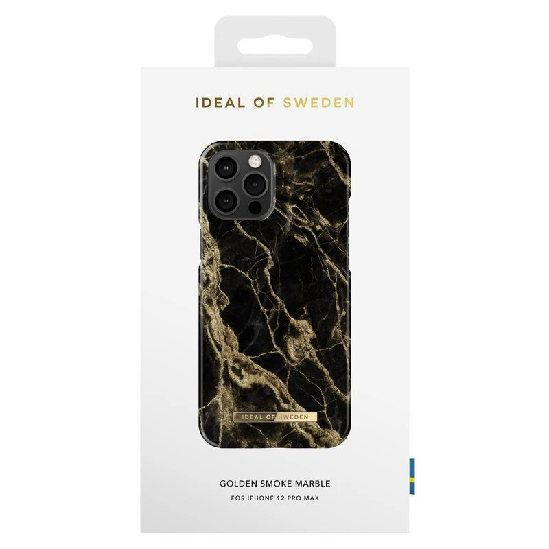 IDeal Of Sweden - IPhone 12 PRO MAX Coque Golden Smoke Marble 5 IDeal Of Sweden - IPhone 12 PRO MAX Coque Golden Smoke Marble – Image 3