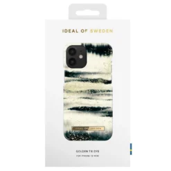 IDeal Of Sweden - IPhone 12 Mini Coque Golden Tie Dye -Mobilemania Magasin coque rigide ideal of sweden golden tie dye apple iphone 12 mini 3