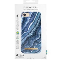 IDeal Of Sweden – IPhone SE 2020/8/7/6S/6 Coque Indigo Swirl -Mobilemania Magasin coque rigide ideal of sweden indigo swirl apple iphone 786s6se 2020 2