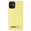 IDeal Of Sweden - IPhone 12 Mini Coque Lemon Croco -Mobilemania Magasin coque rigide ideal of sweden lemon croco apple iphone 12 mini