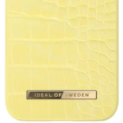 IDeal Of Sweden - IPhone 12 Mini Coque Lemon Croco -Mobilemania Magasin coque rigide ideal of sweden lemon croco apple iphone 12 mini 4