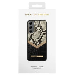 IDeal Of Sweden - Galaxy S21 5G Coque Rigide Midnight Python -Mobilemania Magasin coque rigide ideal of sweden midnight python samsung galaxy s21 5g 4