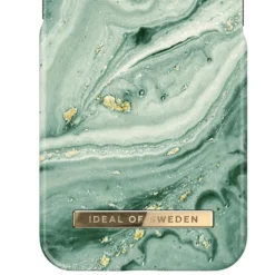 IDeal Of Sweden - IPhone 12 Mini Coque Mint Swirl Marble -Mobilemania Magasin coque rigide ideal of sweden mint swirl marble apple iphone 12 mini 5