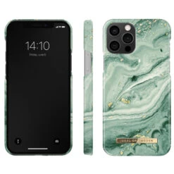 IDeal Of Sweden - IPhone 12 / IPhone 12 PRO Coque Mint Swirl Marble -Mobilemania Magasin coque rigide ideal of sweden mint swirl marble apple iphone 1212 pro 1
