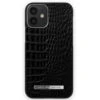 IDeal Of Sweden - IPhone 12 Mini Coque Neo Noir Croco -Mobilemania Magasin coque rigide ideal of sweden neo noir croco silver apple iphone 12 mini