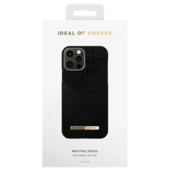 IDeal Of Sweden - IPhone 12 / IPhone 12 PRO Coque Nightfall Croco -Mobilemania Magasin coque rigide ideal of sweden nightfall croco apple iphone 1212 pro 2