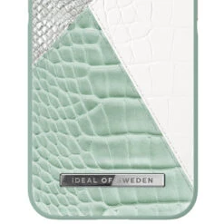 IDeal Of Sweden - IPhone 12 Mini Coque Palladian Mint Snake -Mobilemania Magasin coque rigide ideal of sweden palladian mint snake apple iphone 12 mini 4