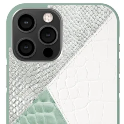 IDeal Of Sweden - IPhone 12 / IPhone 12 PRO Coque Palladian Mint Snake -Mobilemania Magasin coque rigide ideal of sweden palladian mint snake apple iphone 1212 pro 2