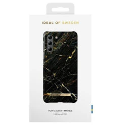 IDeal Of Sweden - Galaxy S21 5G Coque Rigide Port Laurent Marble -Mobilemania Magasin coque rigide ideal of sweden port laurent marble samsung galaxy s21 5g 4