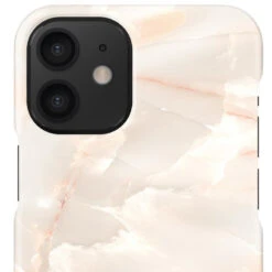 IDeal Of Sweden - IPhone 12 Mini Coque Rose Pearl Marble -Mobilemania Magasin coque rigide ideal of sweden rose pearl marble apple iphone 12 mini 3