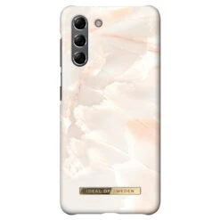 IDeal Of Sweden - Galaxy S21 5G Coque Rigide Rose Pearl Marble