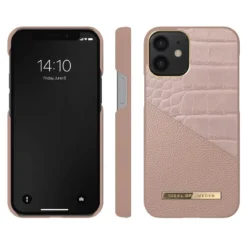 IDeal Of Sweden - IPhone 12 Mini Coque Rose Smoke Croco -Mobilemania Magasin coque rigide ideal of sweden rose smoke croco apple iphone 12 mini 1
