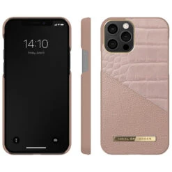 IDeal Of Sweden - IPhone 12 / IPhone 12 PRO Coque Rose Smoke Croco -Mobilemania Magasin coque rigide ideal of sweden rose smoke croco apple iphone 1212 pro 1