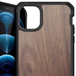 Itskins – IPhone 12 / IPhone 12 PRO Coque FERONIA BIO TIMBER WOOD -Mobilemania Magasin coque rigide itskins feronia bio timber wood apple iphone 1212 pro 6