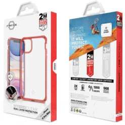 Coque Rigide ITSKINS HYBRID CLEAR Apple IPhone 11 PRO MAX -Mobilemania Magasin coque rigide itskins hybrid clear apple iphone 11 pro max 8