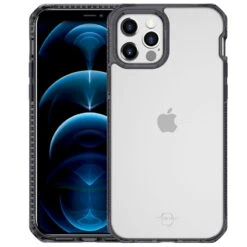 Itskins – IPhone 12 PRO MAX Coque HYBRID CLEAR -Mobilemania Magasin coque rigide itskins hybrid clear apple iphone 12 pro max 1