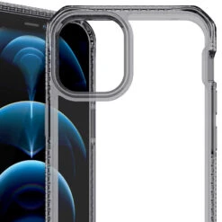 Itskins – IPhone 12 PRO MAX Coque HYBRID CLEAR -Mobilemania Magasin coque rigide itskins hybrid clear apple iphone 12 pro max 2