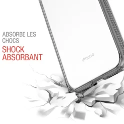 Coque Rigide ITSKINS HYBRID CLEAR Apple IPhone X/XS -Mobilemania Magasin coque rigide itskins hybrid clear apple iphone xxs 3