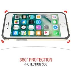 Coque Rigide ITSKINS HYBRID EDGE Apple IPhone 7/8/6S/6/SE 2020 Or -Mobilemania Magasin coque rigide itskins hybrid edge apple iphone 786s6se 2020 4