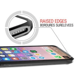 Coque Rigide ITSKINS HYBRID EDGE Apple IPhone X/XS -Mobilemania Magasin coque rigide itskins hybrid edge apple iphone xxs 4