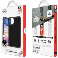 Coque Rigide ITSKINS HYBRID GLASS Apple IPhone 11 PRO -Mobilemania Magasin coque rigide itskins hybrid glass apple iphone 11 pro 8